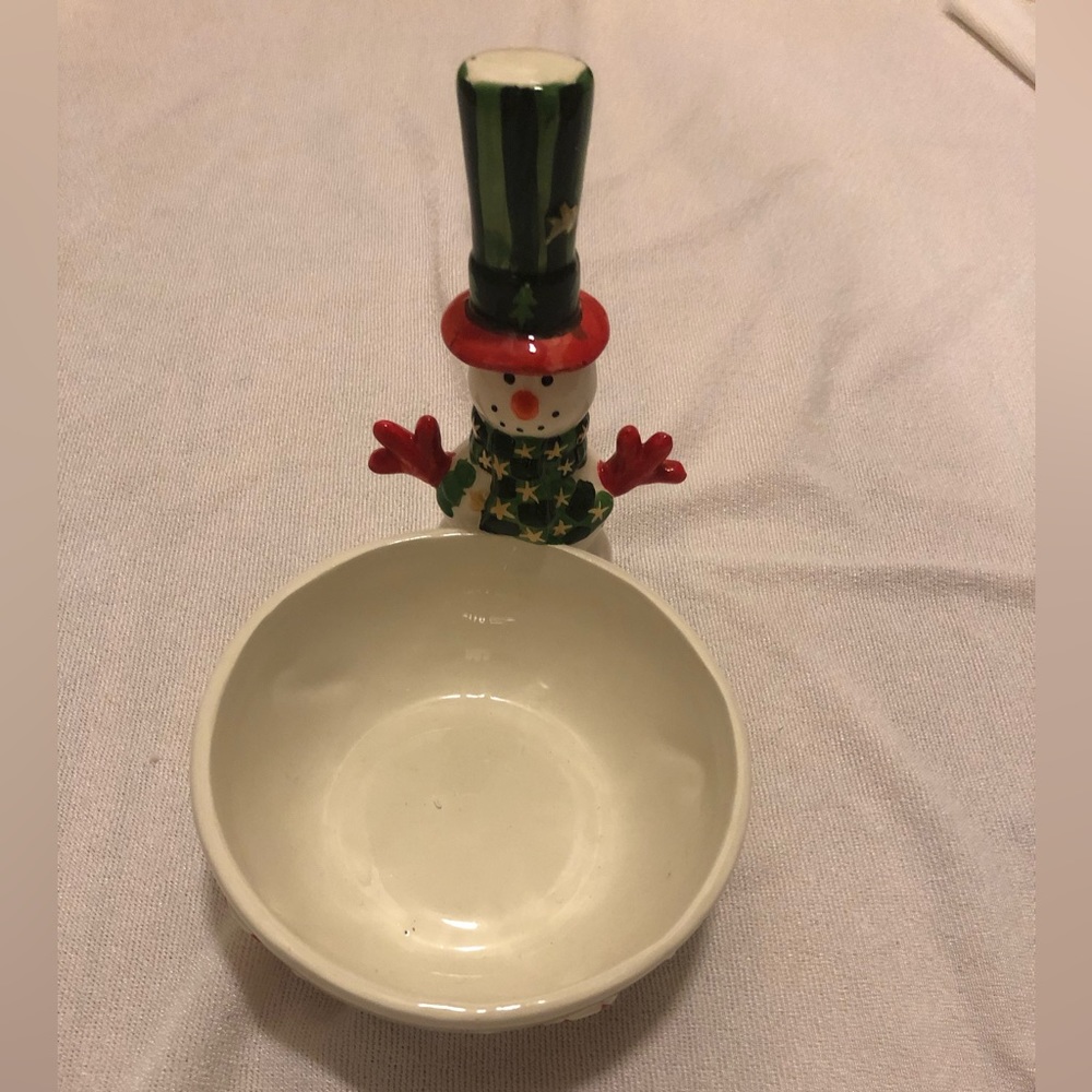 Seasonal Elements butter knife and bowl New in a box 5” tall